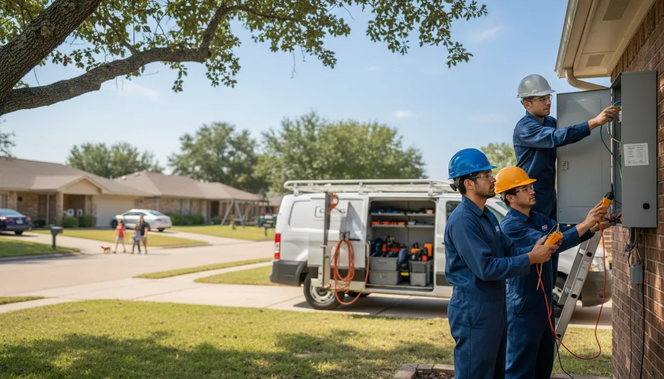 Certified electrician providing emergency electrical services in Westerville, OH